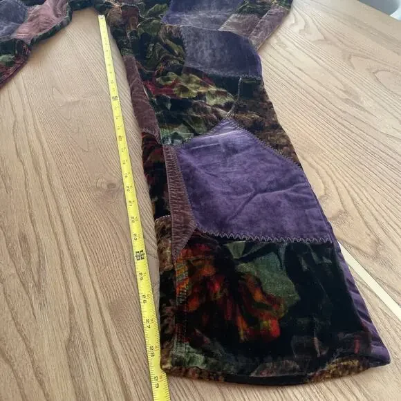 Ralph Lauren Collection Purple Label Patchwork 160 Slim Denim Jean Velvet 32 $3k - Picture 12 of 16